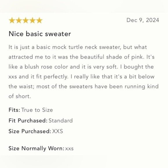 NWT Size S - Anthropologie Textured Mock-Neck Sweater (Made in Italy) - Picture 12 of 16